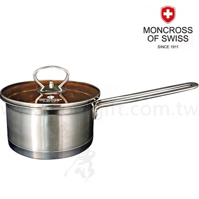 瑞士MONCROSS不鏽鋼琥珀單把鍋-16cm