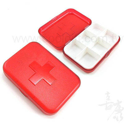 紅十字六格藥盒
