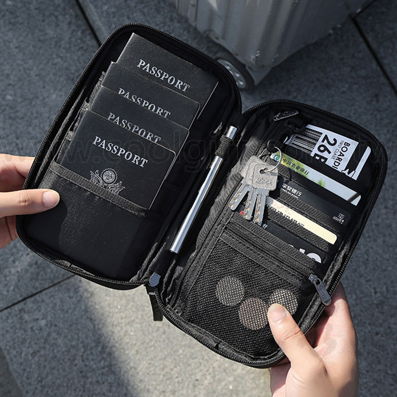 RFID防盜旅遊護照包