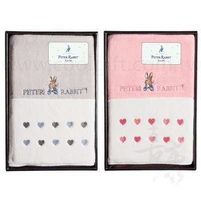 彼得兔雙配色浴巾