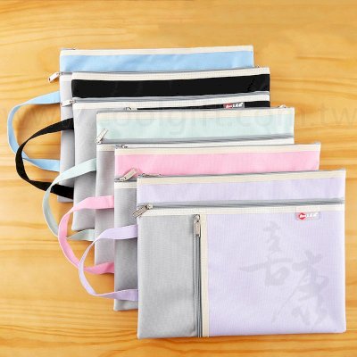 加厚A4手提三格資料袋