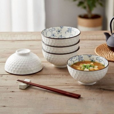 陶瓷飯碗五入組