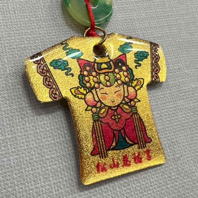 客製金箔波麗鑰匙圈