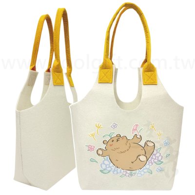 熊熊毛氈布提袋