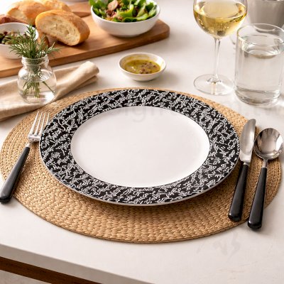 松村窯下午茶10吋盤