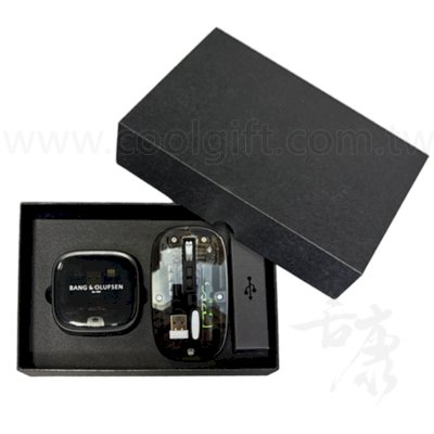 伸縮充電線滑鼠禮盒組