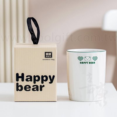 精緻禮盒包裝 印有 Happy Bear 的陶瓷杯