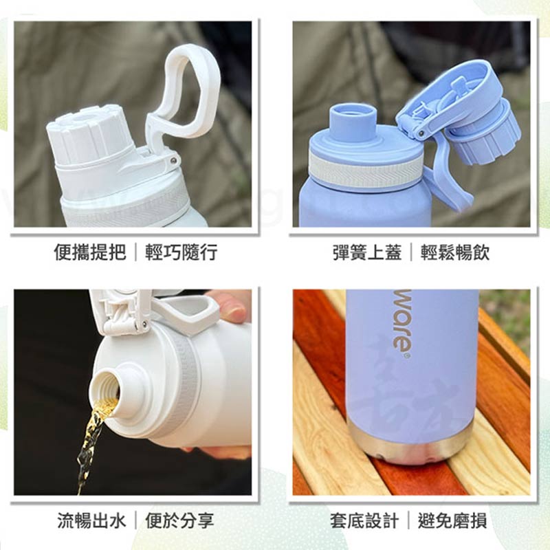 康寧氣泡碳酸316不鏽鋼保冷隨身瓶
