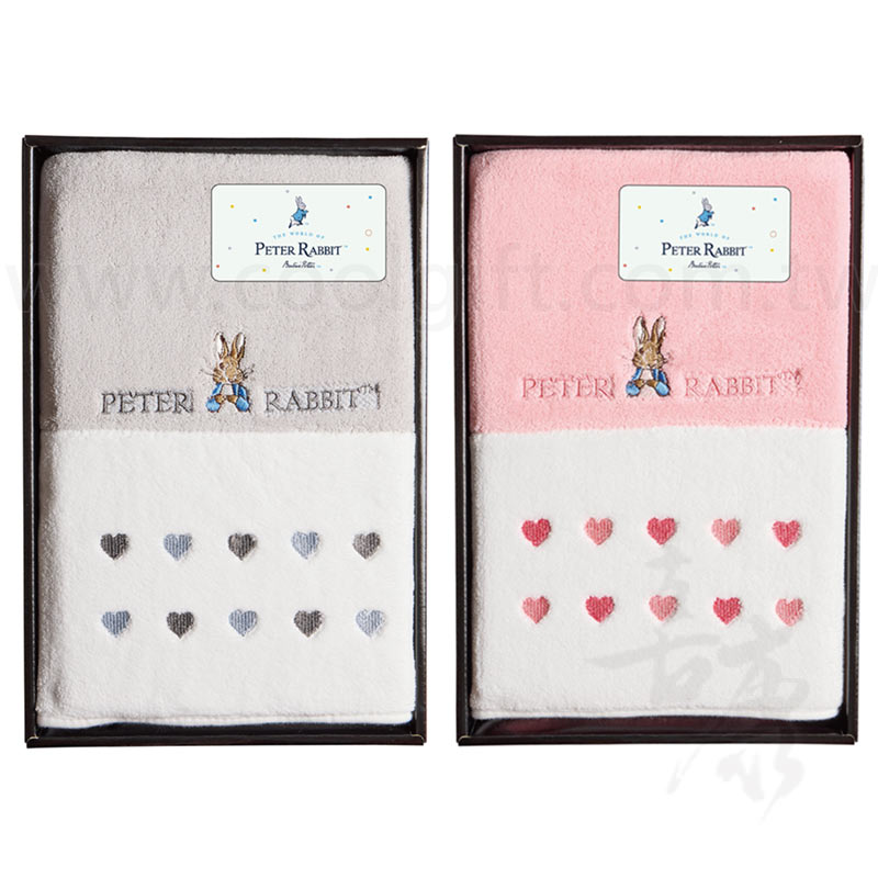 彼得兔雙配色浴巾