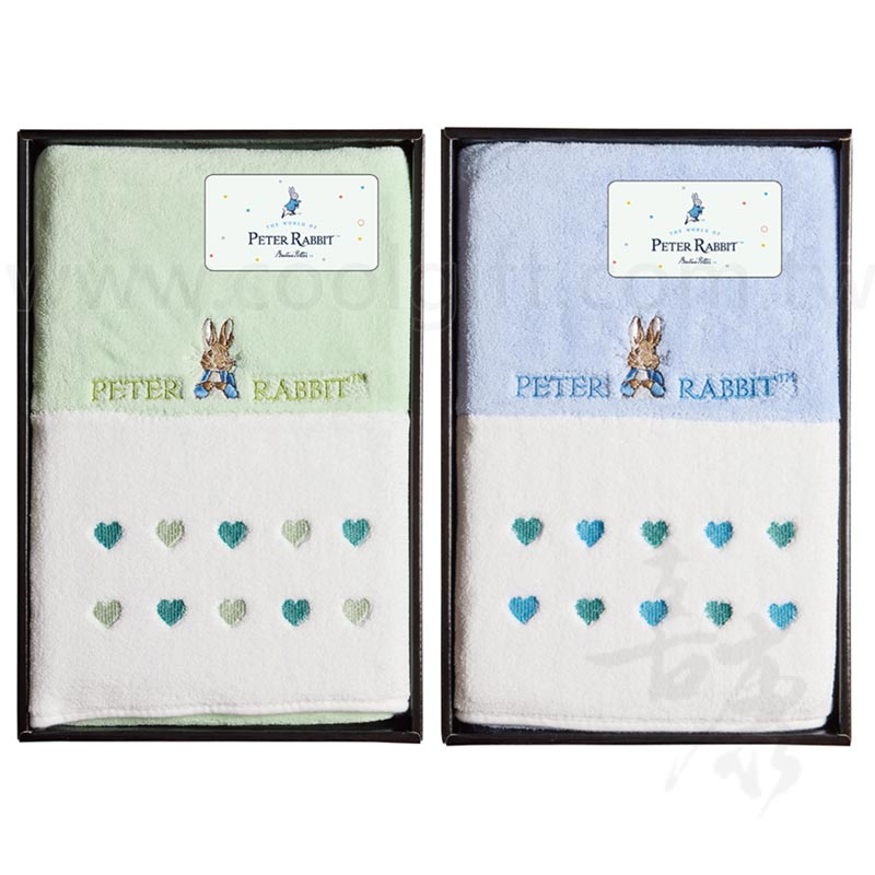 彼得兔雙配色浴巾