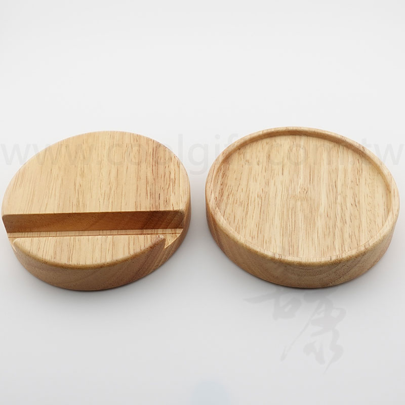 二用木質手機架杯墊