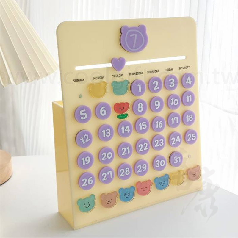 壓克力造型磁吸桌曆