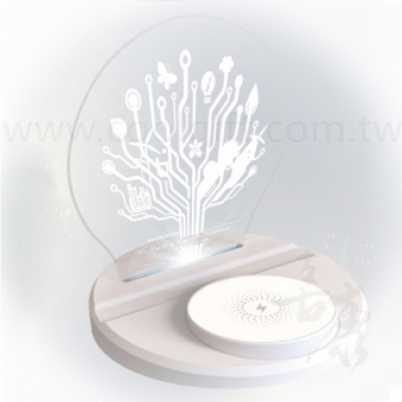15W氛圍燈壓克力無線充電盤