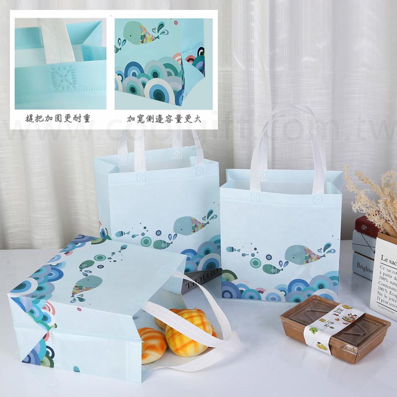 鯨魚不織布購物袋