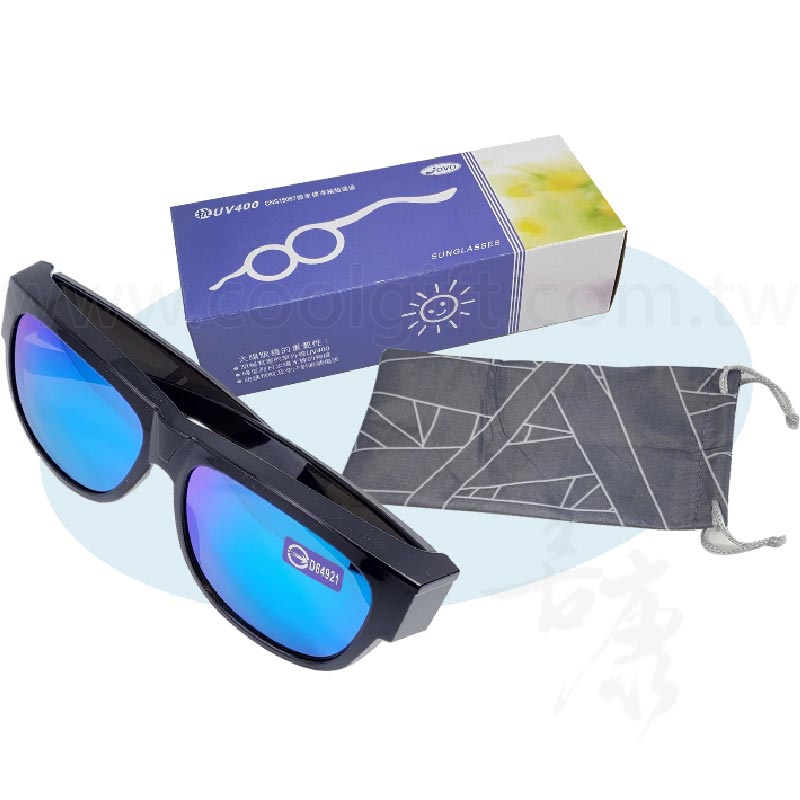 彩盒包裝附收納袋的太陽眼鏡