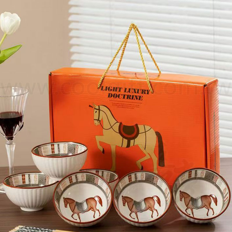 2026馬年陶瓷碗禮盒組