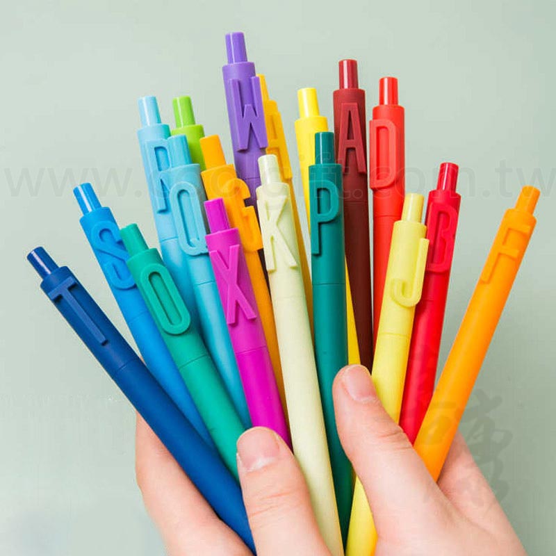 字母廣告中性筆