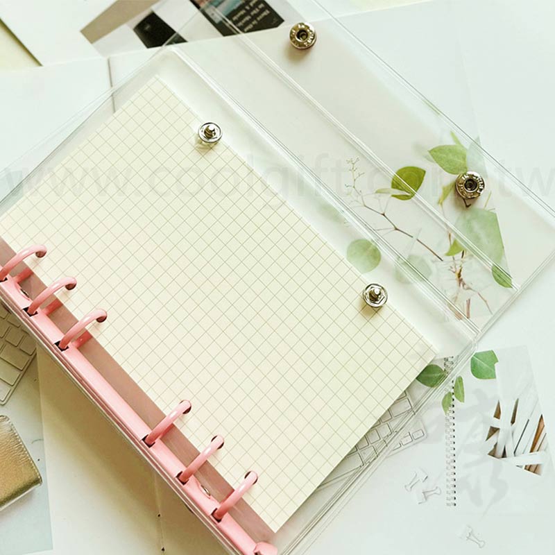 透明活頁隨身記事本