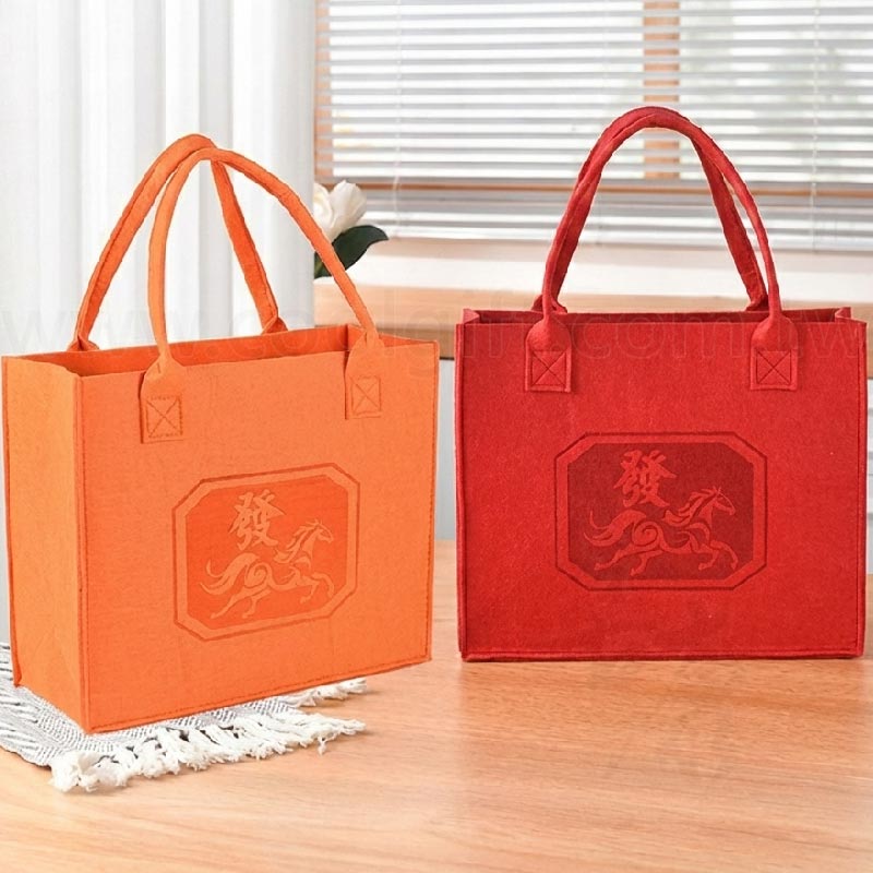 馬上發毛氈布手提袋