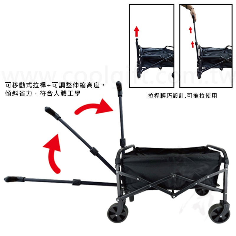 英國熊越野可拆摺疊大推車