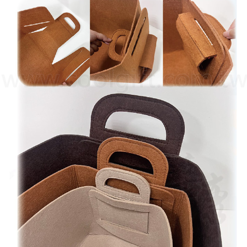 三件套毛氈布收納盒組