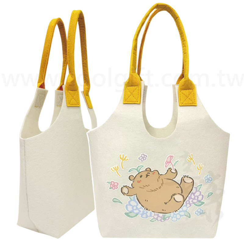 熊熊毛氈布提袋