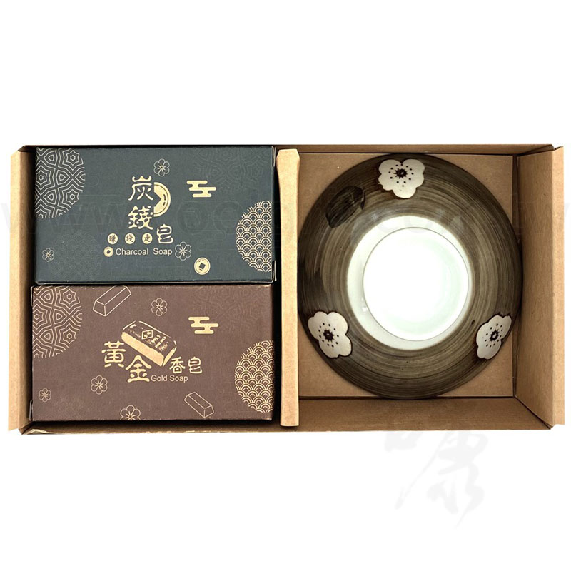 MIT炭錢走禮盒4+1小淺皿