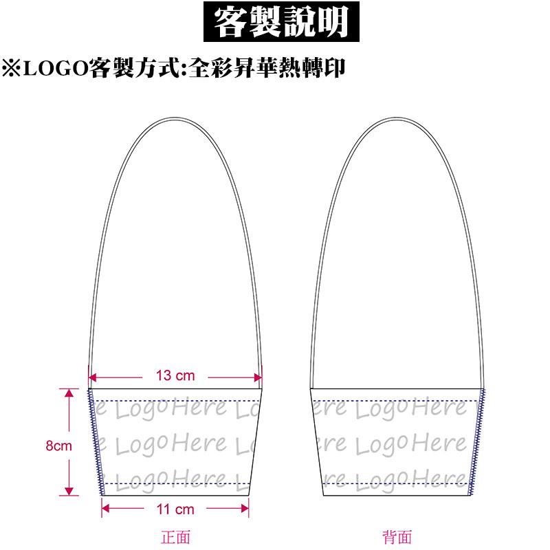 客製彩印飲料杯套