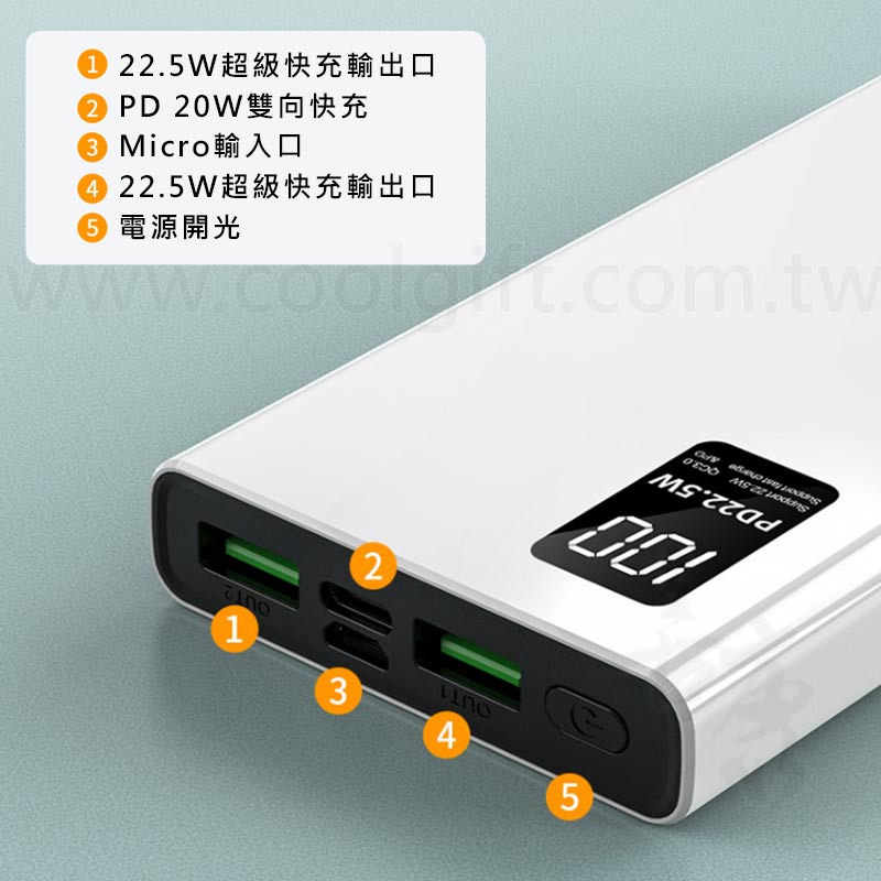 數顯行動電源