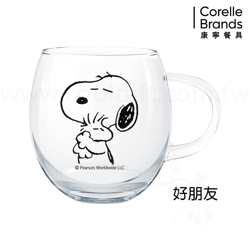 康寧SNOOPY 耐熱玻璃杯